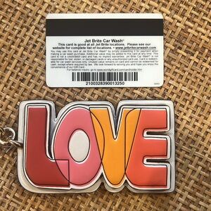 COACH keychain 🧡 LOVE ~ chunky and unique ~ great for yourself or a gift 🔑